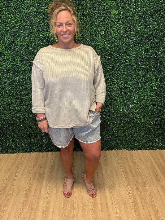 New In/Very J Chambray Short