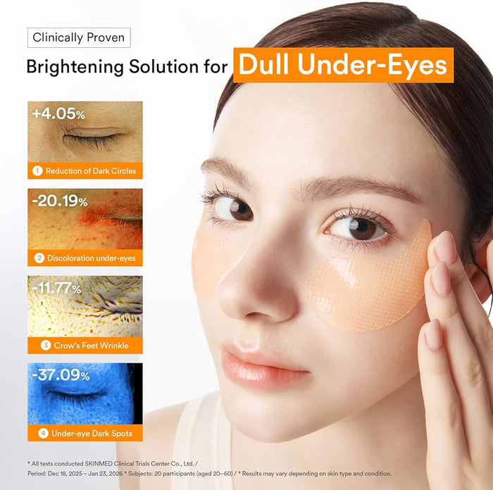 Abib Glutathione Kojic Acid Eye Patch (60 Patches) رقعة العين أبيب جلوتاثيون وحمض الكوجيك - Princess Cosmetics Qatar