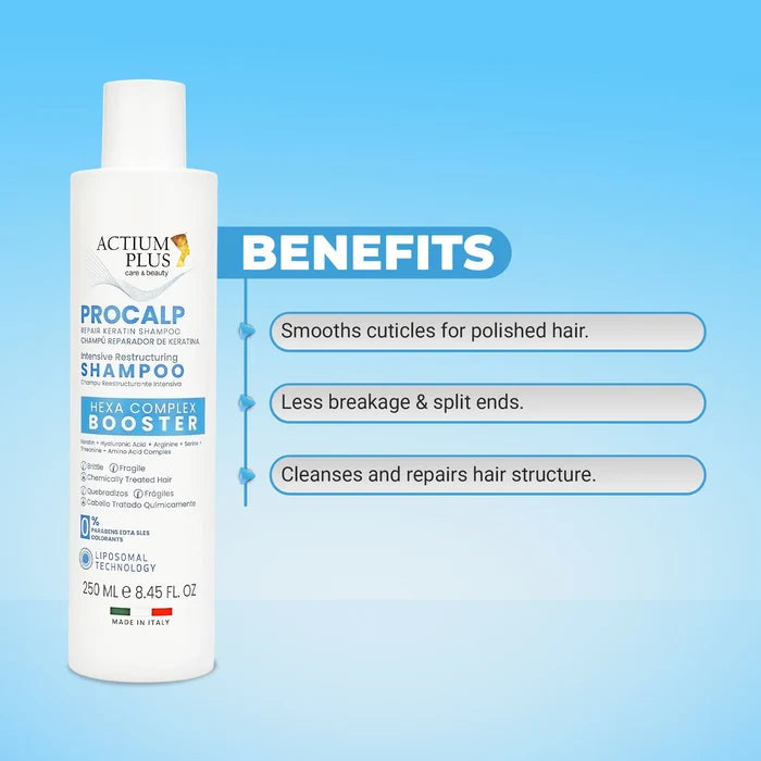 Actium Plus Procalp Repair Keratin Shampoo 250ml