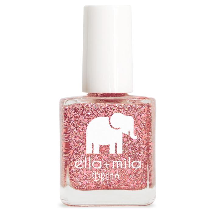 After Party rose gold glitter nail polish bottle – ella+mila