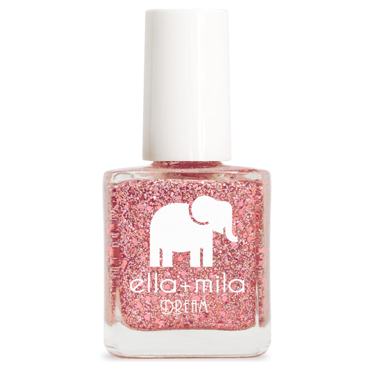 After Party rose gold glitter nail polish bottle – ella+mila