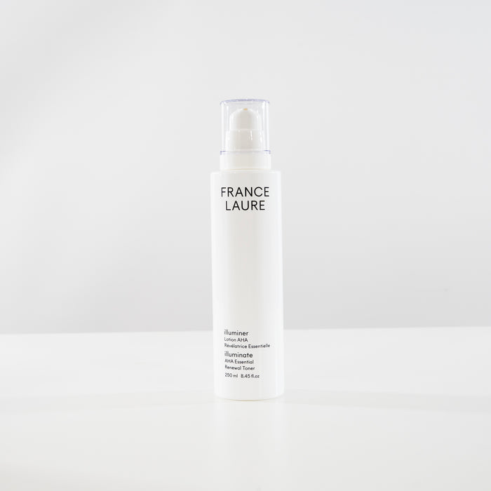 France Laure Illuminate AHA Essential Renewal Toner 250ml – gentle exfoliating facial toner for radiant skin