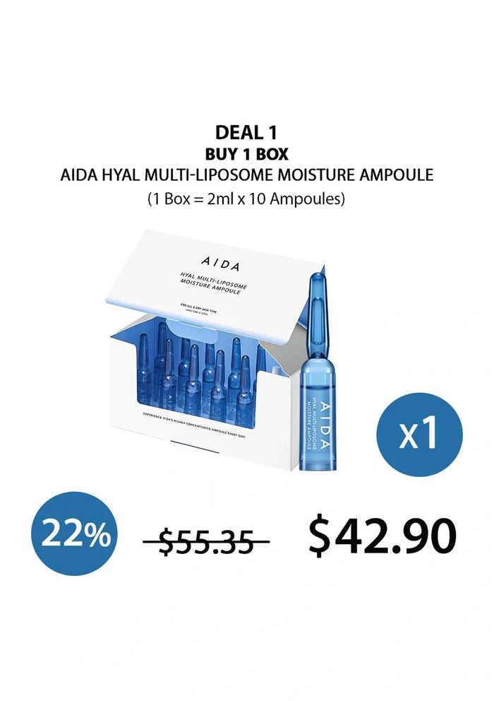 (BUY 1 BLUE) AIDA MOISTURE AMPOULE