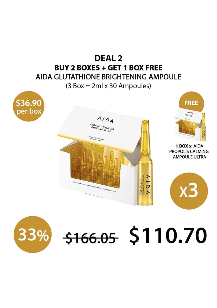 (BUY 2+1 FREE YELLOW) AIDA PROPOLIS AMPOULE
