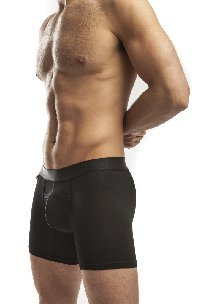 Jack Adams Air Army Boxer Brief in black - men's sexy, premium, functional underwear, jockstraps and thongs.
