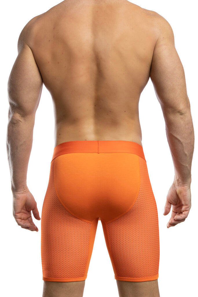 BCNU Air | Flex Compression Short by Jack Adams in orange. sexy, functional, comfortable men's activewear.