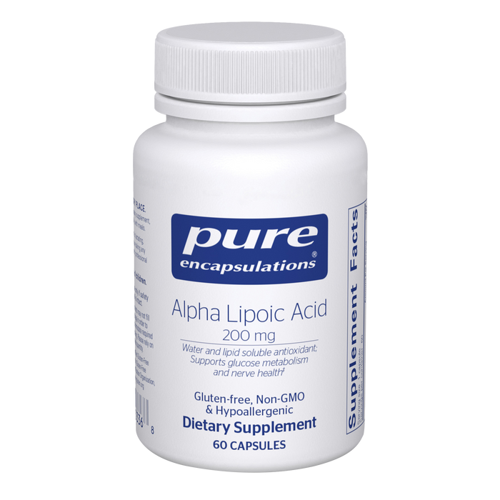 Alpha Lipoic Acid 200 mg 60 Capsules by Pure Encapsulations