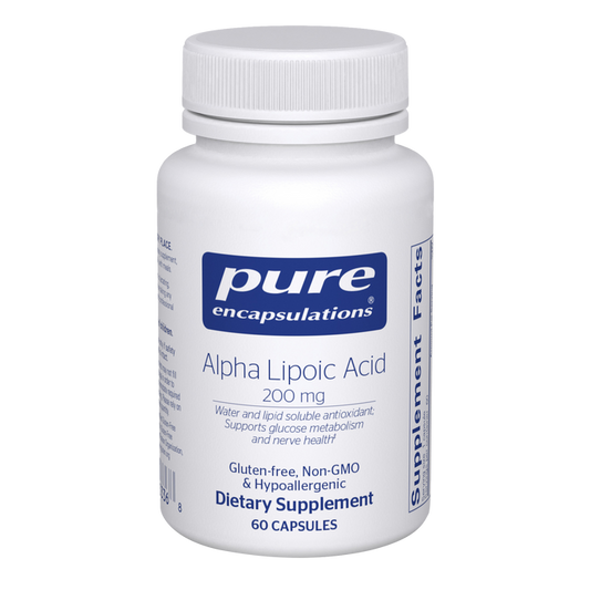 Alpha Lipoic Acid 200 mg 60 Capsules by Pure Encapsulations