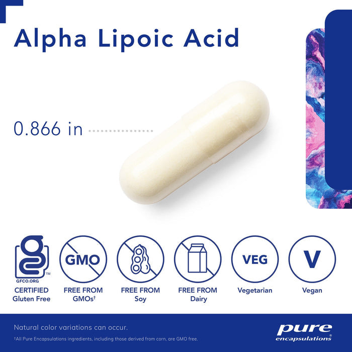 Alpha Lipoic Acid 200 mg 60 Capsules by Pure Encapsulations