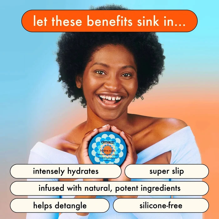 Amika Hydro Rush Intense Moisture Mask Salon Blissful
