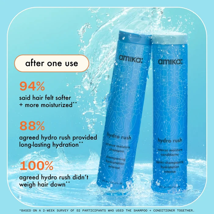 Amika Hydro Rush Intense Moisture Shampoo Salon Blissful