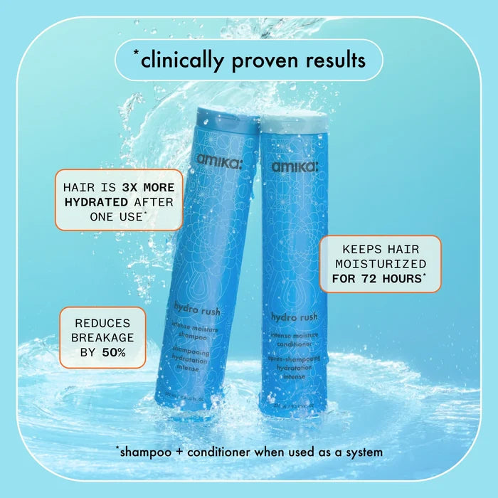 Amika Hydro Rush Intense Moisture Shampoo Salon Blissful