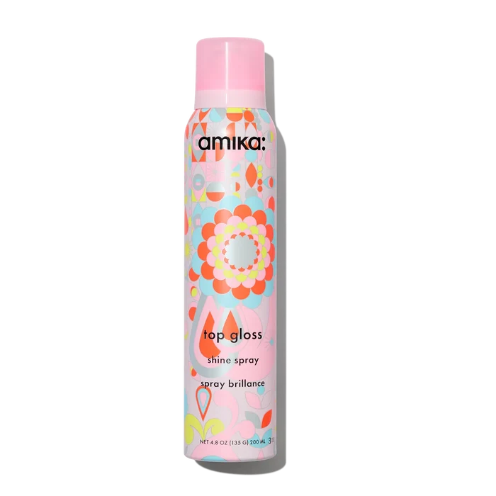 Amika Top Gloss Hair Shine Spray bottle