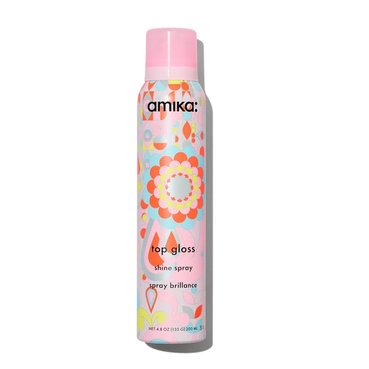 Amika Top Gloss Hair Shine Spray bottle
