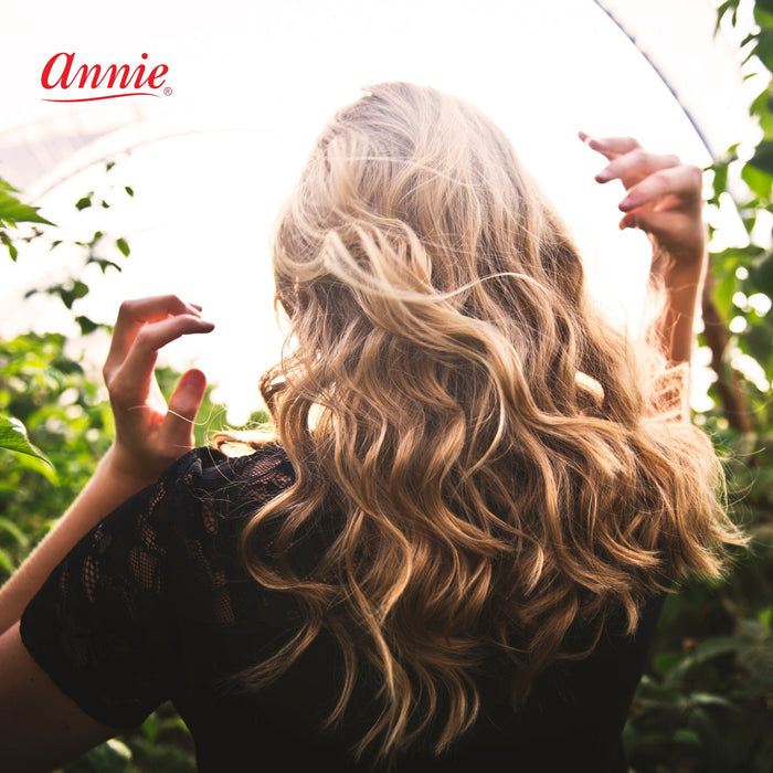 Annie Silky Satin Hair Rollers Jumbo, 6 Count, Black