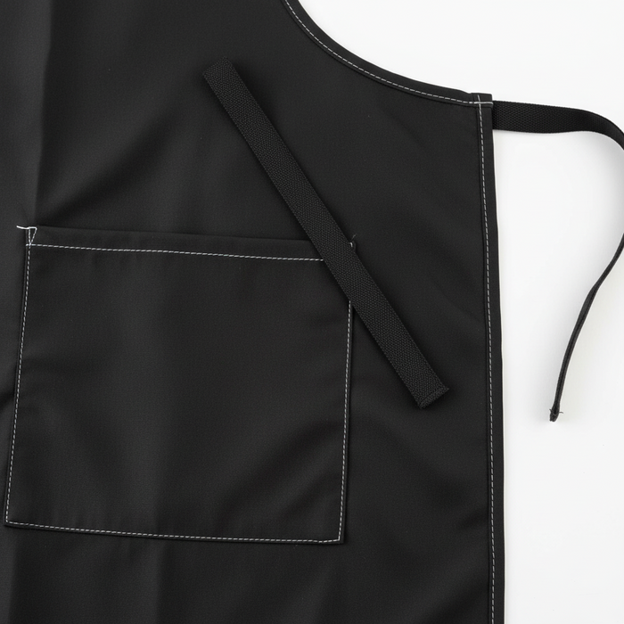 Annie Stylist Apron Waist-Tie String, 1 Count, Black