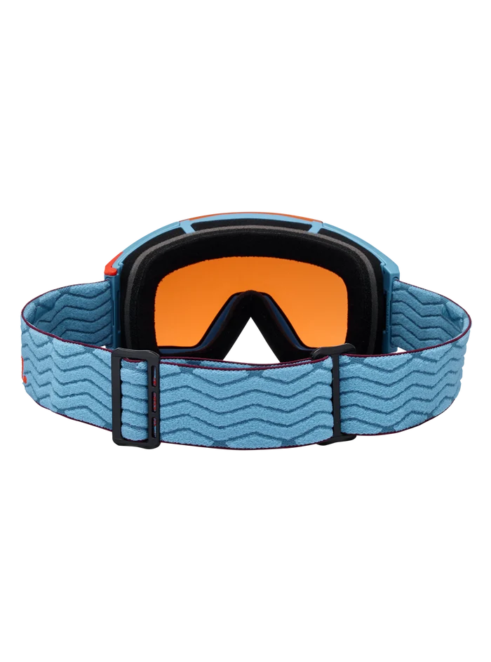 Product image of Anon Sync Goggles + Bonus Lens + MFI® Face Mask[Variant:Frame: Retro Blue, Lens: Perceive Sunny Bronze (17% / S3), Spare Lens: Perceive Cloudy Burst (59% / S1)]