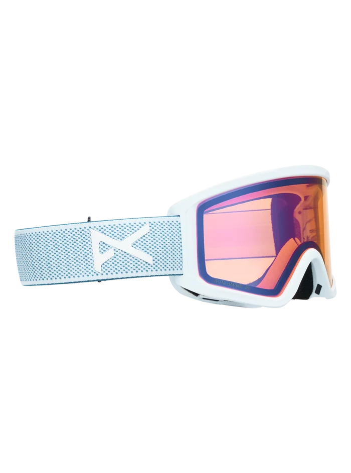 Product image of Anon Tracker 2.0 Goggles + MFI® Face Mask[Variant:Frame: Mountain Party, Lens: Blue Amber (50% / S1)]