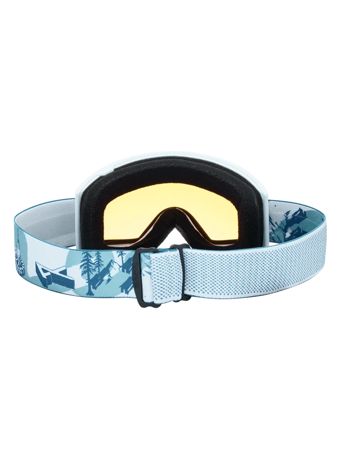 Product image of Anon Tracker 2.0 Goggles + MFI® Face Mask[Variant:Frame: Mountain Party, Lens: Blue Amber (50% / S1)]