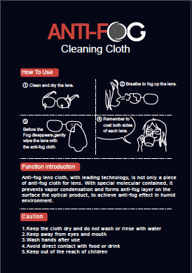 AntiFog Cleaning Cloth