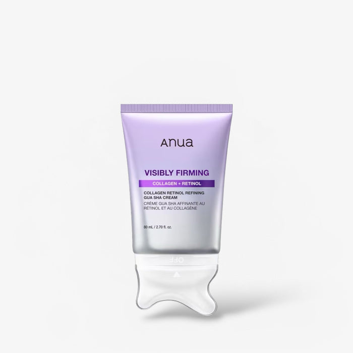 Anua Collagen Retinol Refining Gua Sha Cream 80ml كريم أنوا لتنقية الكولاجين والريتينول بتقنية غوا شا - Princess Cosmetics Qatar