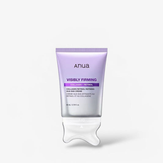 Anua Collagen Retinol Refining Gua Sha Cream 80ml كريم أنوا لتنقية الكولاجين والريتينول بتقنية غوا شا - Princess Cosmetics Qatar