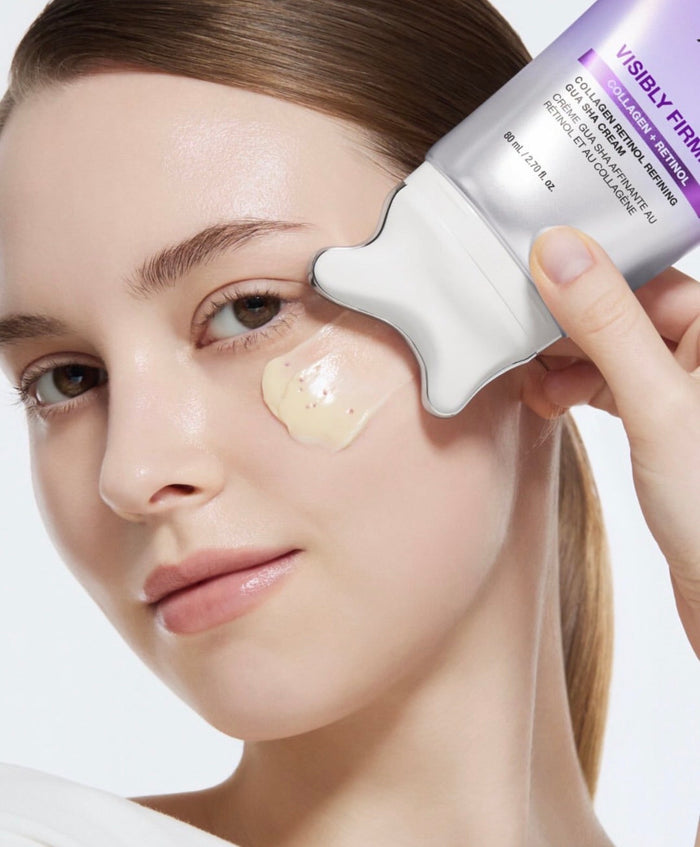 Anua Collagen Retinol Refining Gua Sha Cream 80ml كريم أنوا لتنقية الكولاجين والريتينول بتقنية غوا شا - Princess Cosmetics Qatar
