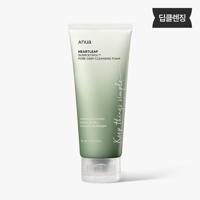 Anua Heartleaf Quercetinol Pore Deep Cleansing Foam (150 ml)