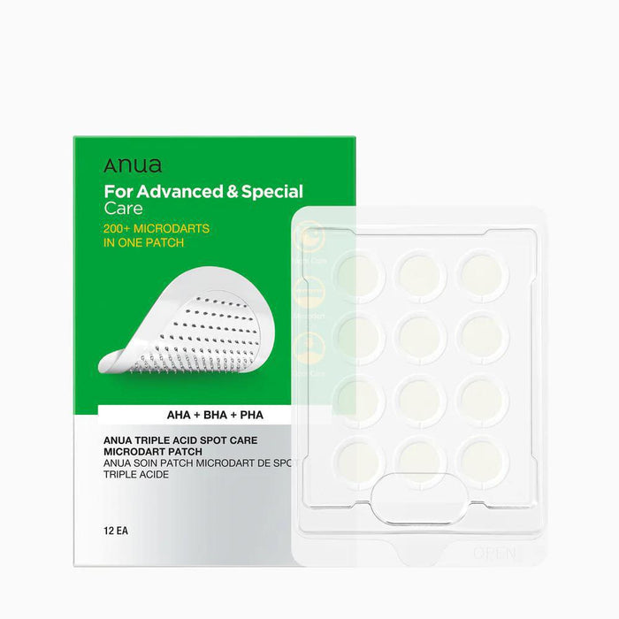 ANUA Triple Acid Spot Care Microdart Patch 12 ea