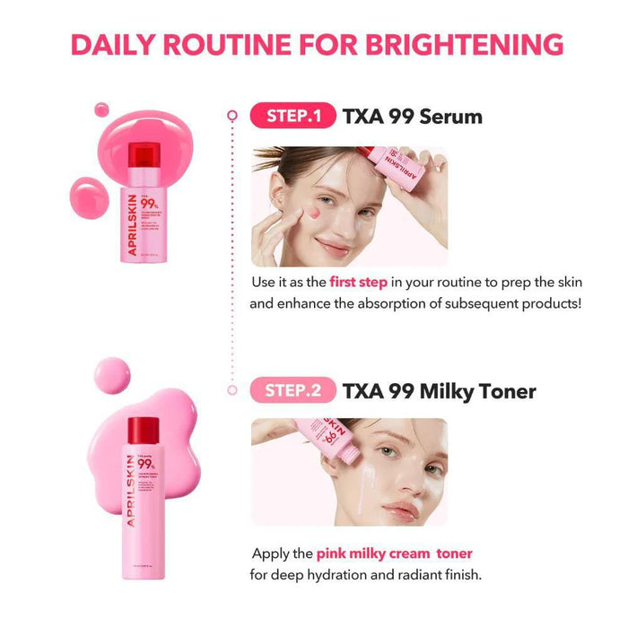 APRILSKIN TXA + Niacinamide 99 Pink Milky Toner 150 mL