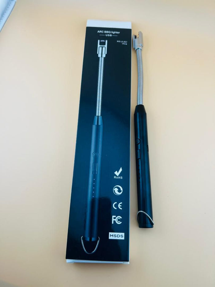 ARC BBQ USB Rechargeable Long Neck Lighter – Black