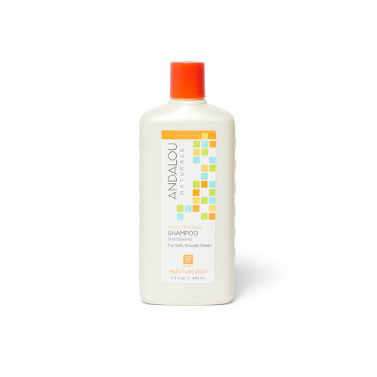 Argan Oil & Shea Moisture Rich Shampoo - Andalou Naturals US
