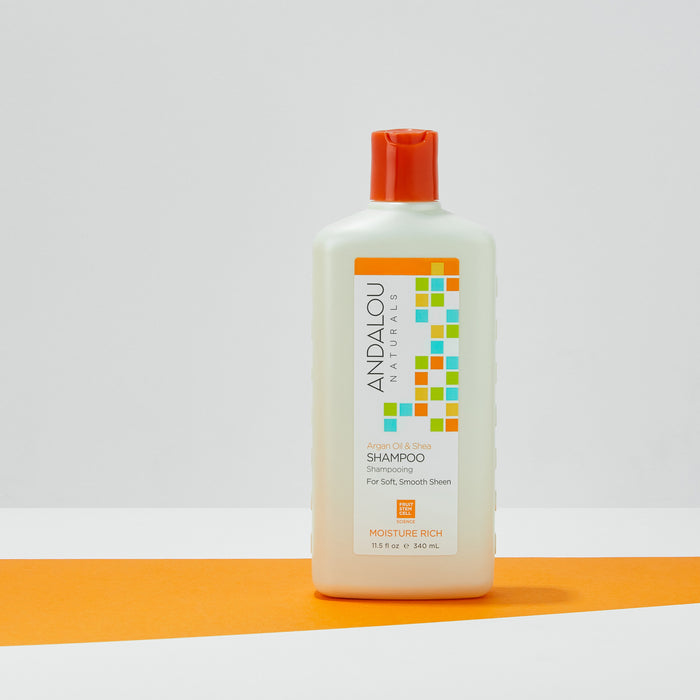 Argan Oil & Shea Moisture Rich Shampoo - Andalou Naturals US