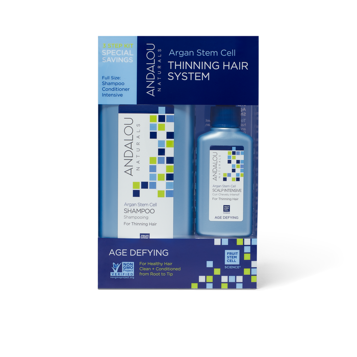 Argan Stem Cell Age Defying 3 Step System Kit - Andalou Naturals US
