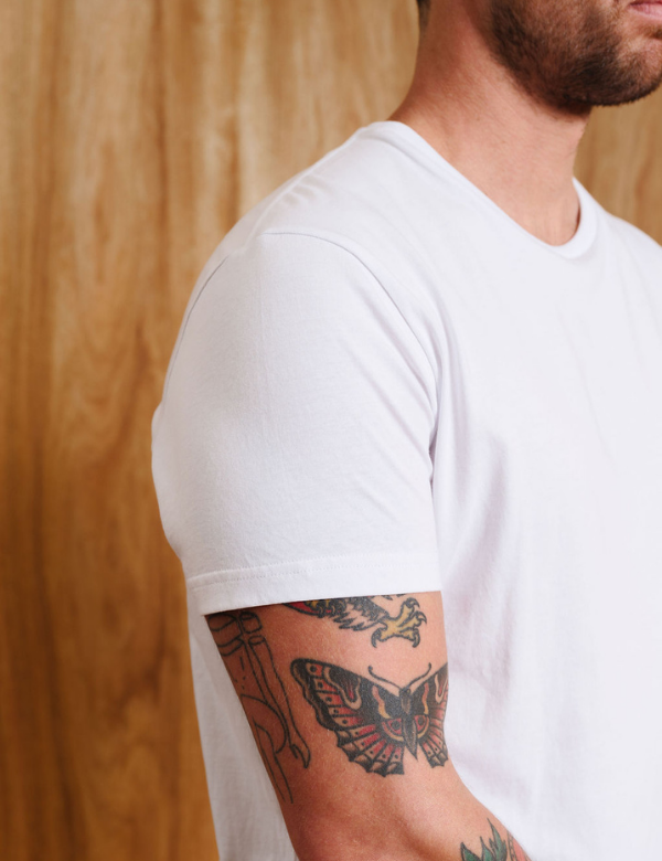 Arnold Muscle Tee - White