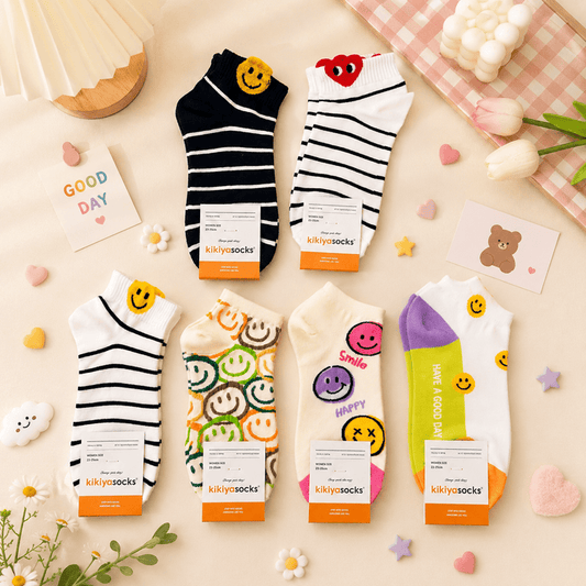 Assorted Socks (1 Pair) - WAKRA جوارب متنوعة - Princess Cosmetics Qatar