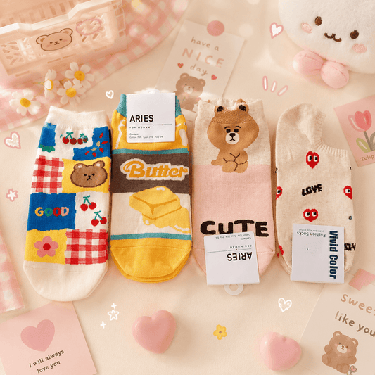 Assorted Socks (1 Pair) - WAKRA جوارب متنوعة - Princess Cosmetics Qatar