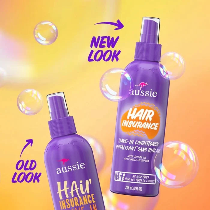 AUSSIE Hair Insurance leave in conditioner revitalisant sans rincage with jojoba oil ليف ان الشعر من اوسي بالجوجوبا
