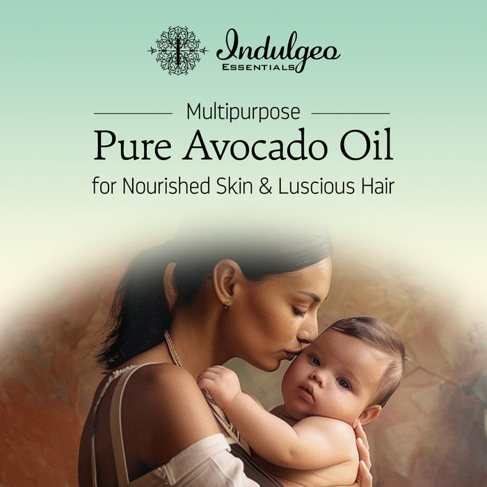 Avocado Oil - 100% Cold Pressed Oil For Face, Body & Hair (100ml)