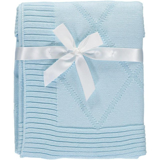 Baby Dove Blue Diamond Baby Blanket