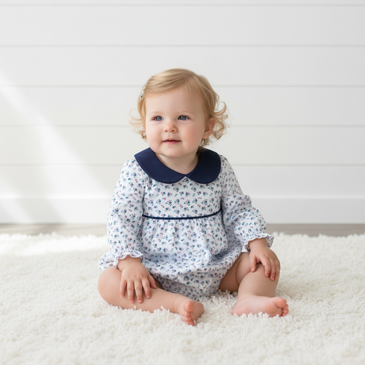 Baby Loren Callie Floral Print Bubble