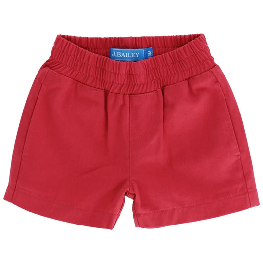 Bailey Boys Nantucket Red Twill Pull on Short