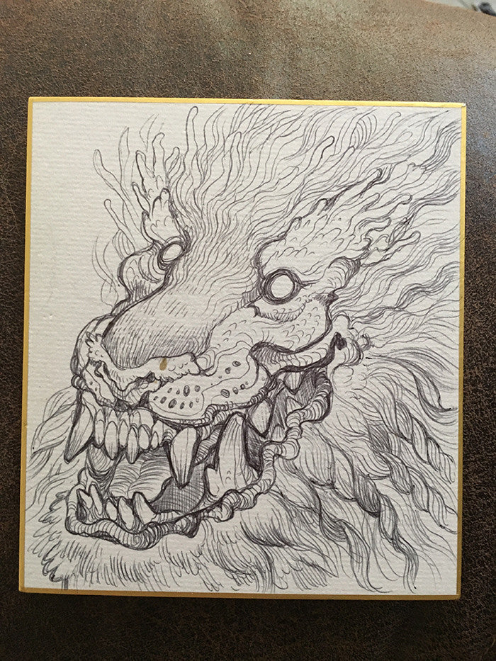 BALLPOINT PEN ILLUSTRATION ON WHITE BOARD