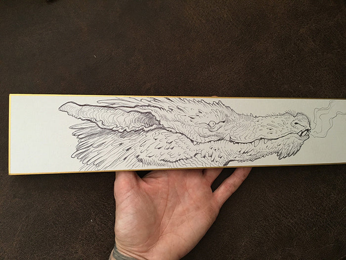 BALLPOINT PEN ILLUSTRATIONS ON WHITE BOARD