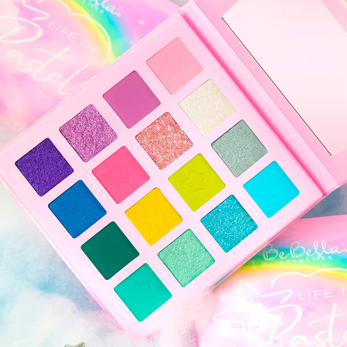 Be Bella Life In Pastel Eyeshadow Palette 16 Color
