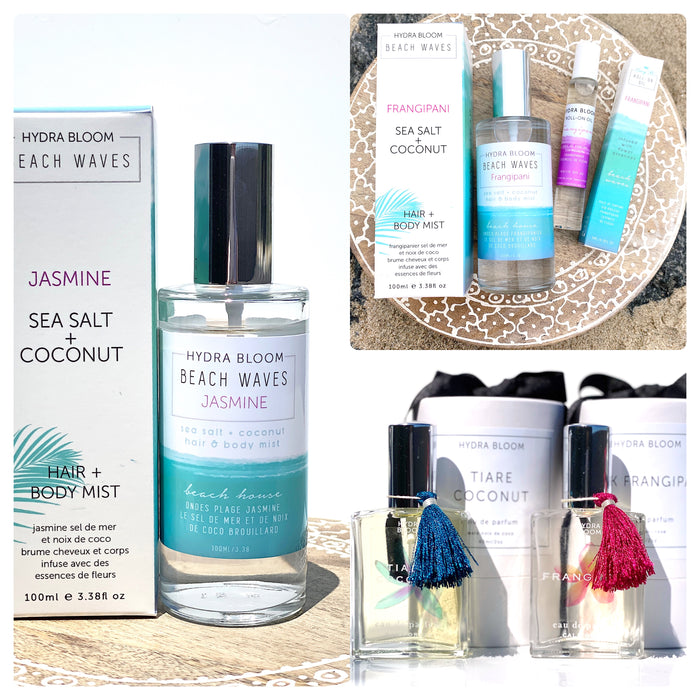 Beach Waves Sea Salt Hair & Body Mist - Frangipani | Hydra Bloom