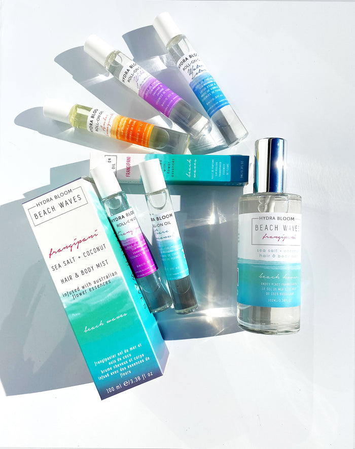Beach Waves Sea Salt Hair & Body Mist - Frangipani | Hydra Bloom