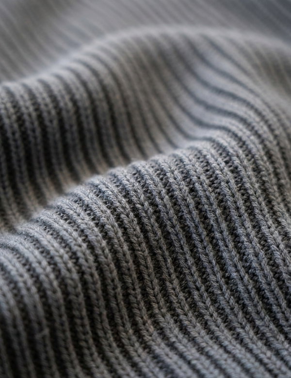 Beau Quarter Zip Knit - Charcoal