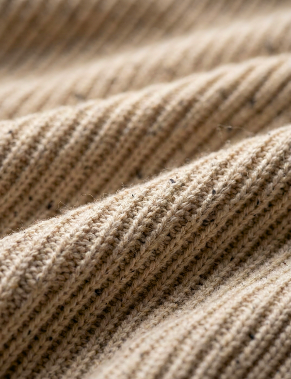 Beau Quarter Zip Knit - Oatmeal