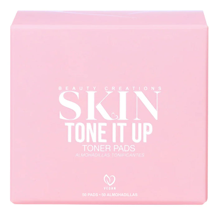 Beauty Creations Skin Tone It Up Toner Pads 50 Pads - ikatehouse